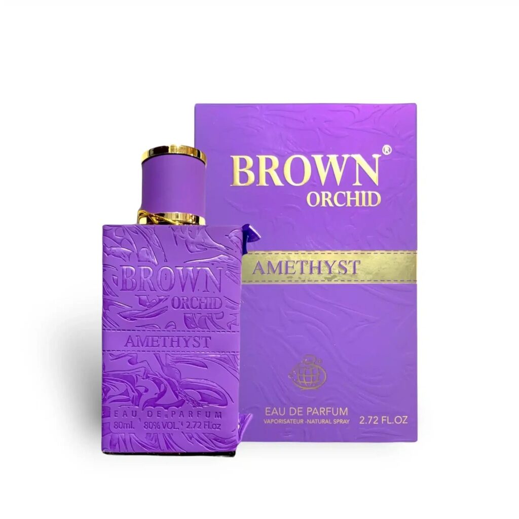 Brown Orchid Amethyst by Fragrance World 80ml Eau De Parfum